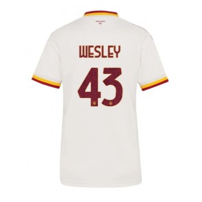 AS Roma Wesley Franca #43 Bortatröja Dam 2026-27 Kortärmad